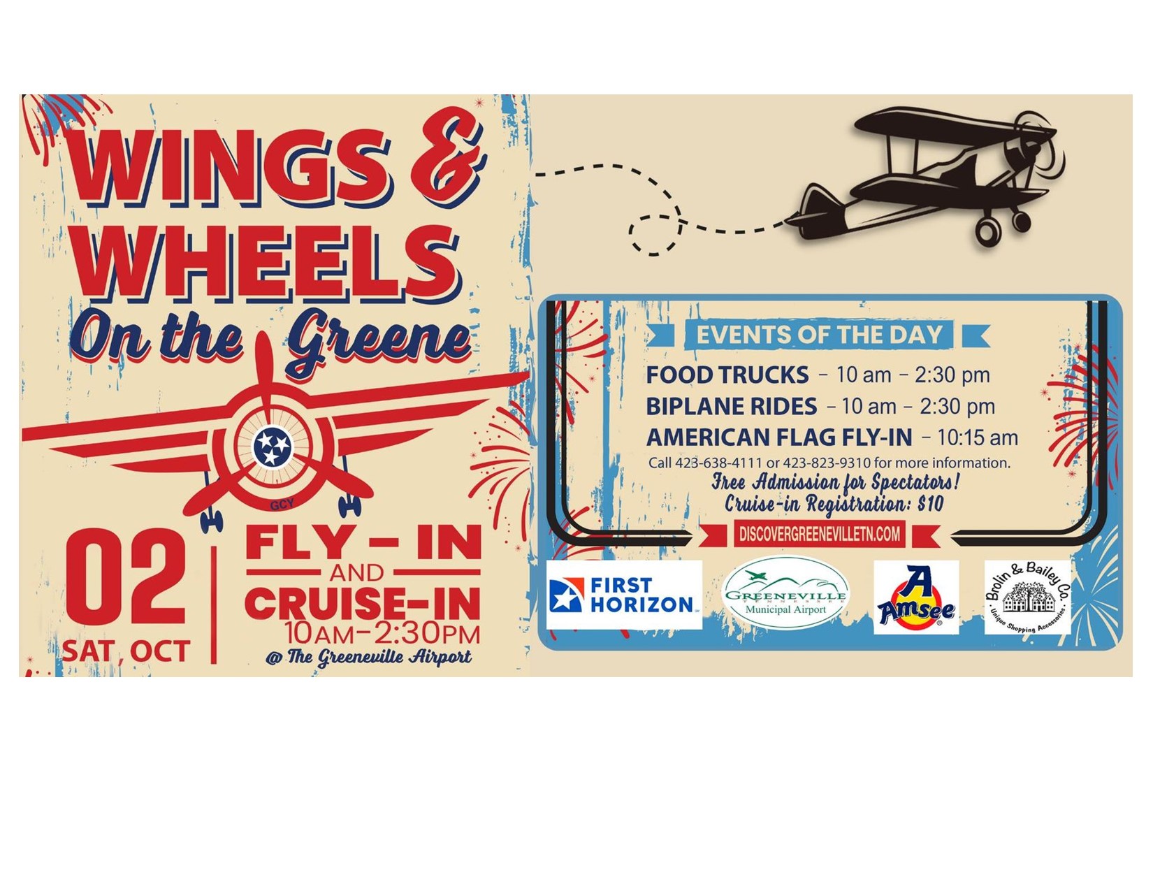 Wings & Wheels on the Greene Tennessee Aviation Association